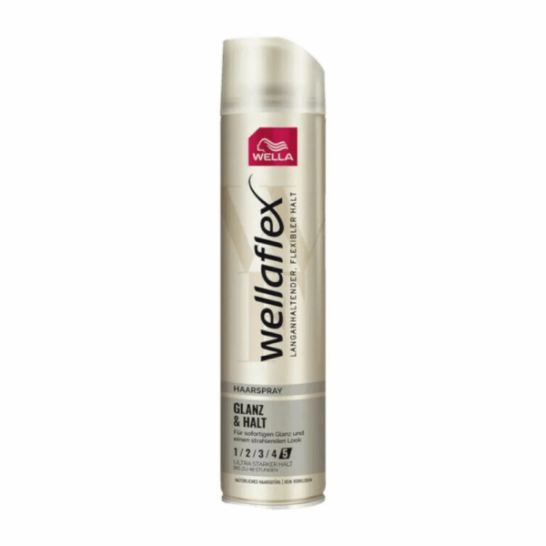 Wella Wellaflex Glanz & Halt Λακ Μαλλιών για Όγκο Πολύ Δυνατό Κράτημα 250ml