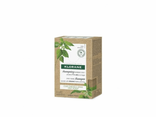 Klorane Ortie Bio 2 in 1 Σαμπουάν & Conditioner για Όγκο κατά της Πιτυρίδας για Λιπαρά Μαλλιά 8x3gr