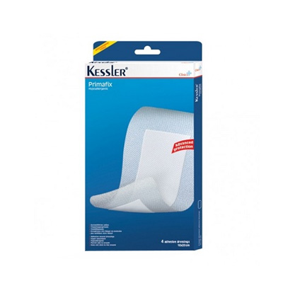 Kessler Αυτοκόλλητες Γάζες Primafix 10x20cm, 4 Γάζες