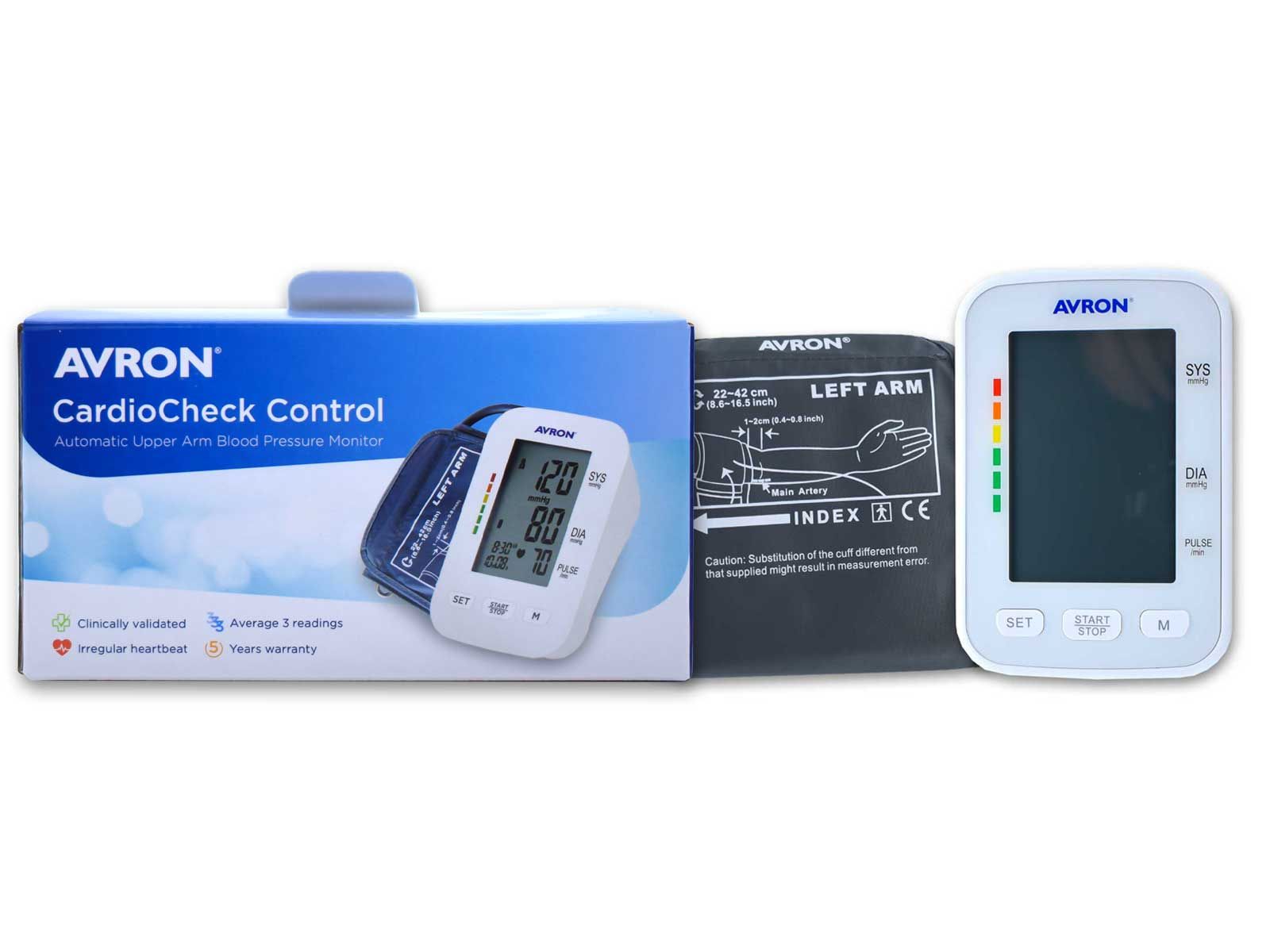 Avron CardioCheck Control Ηλεκτρονικό Πιεσόμετρο Μπράτσου με ανίχνευση αρρυθμίας