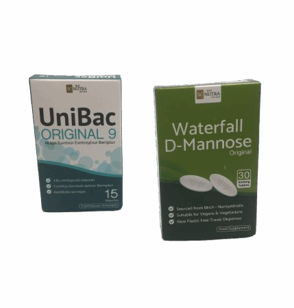Waterfall D-Mannose Original 30 δισκία + Unibac x 15 caps
