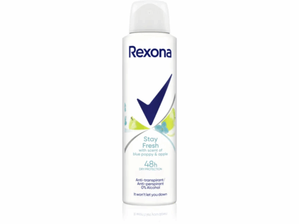 Rexona Stay Fresh Blue Poppy & Apple Γυναικείο Αποσμητικό Spray 150ml