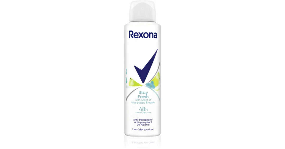 Rexona Stay Fresh Blue Poppy & Apple Γυναικείο Αποσμητικό Spray 150ml