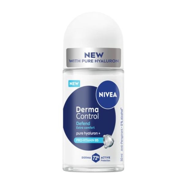 Nivea Derma Control Defend Γυναικείο Αποσμητικό Roll On 72h 50ml
