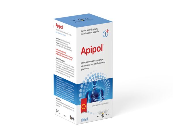 Uplab Apipol Σιρόπι για Ξηρό Βήχα και Ερεθισμένο Λαιμό για Ενήλικες 100ml