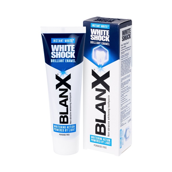 Blanx White Shock Blue Formula Λεύκανση Ταχείας Δράσης 75ml