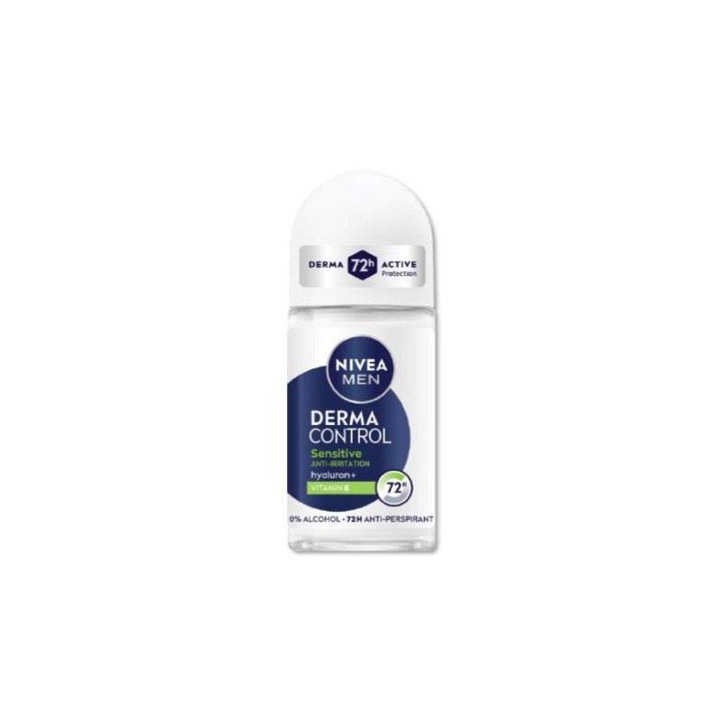 Nivea Derma Control Sensitive Ανδρικό Αποσμητικό Roll On 72h 50ml