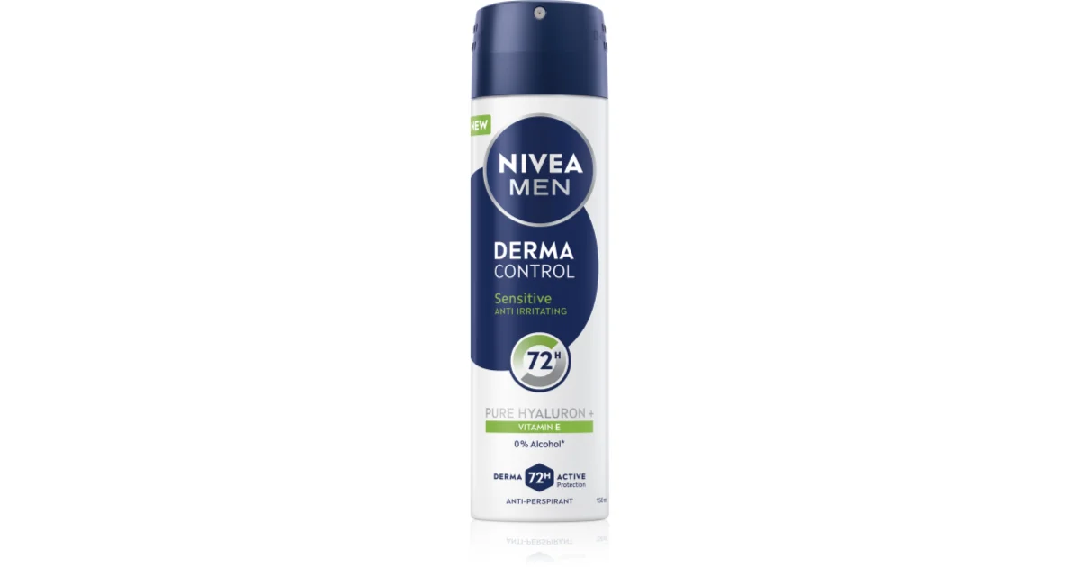 Nivea Derma Control Sensitive Αποσμητικό Spray 72h 200ml
