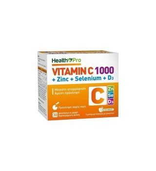 Health Pro Vitamin C 1000 Zinc Selenium D3 30 Φακελάκια