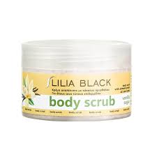 Lilia Black Vanilla Sugar Scrub Σώματος 250ml