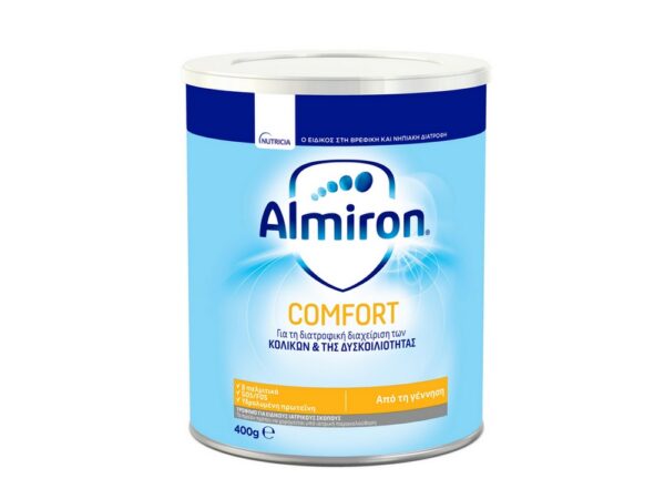 Nutricia Almiron Comfort Βρεφικό Γάλα Σκόνη 0m+ Κατά των Κολικών 400gr