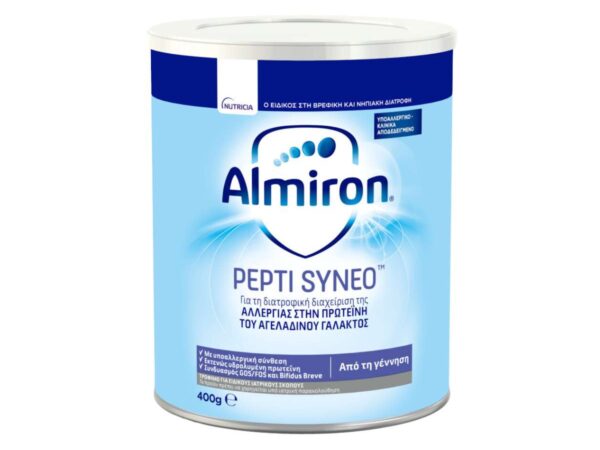 Nutricia Almiron Pepti Syneo Βρεφικό Γάλα Σκόνη 0m+ Χωρίς Ζάχαρη 400gr