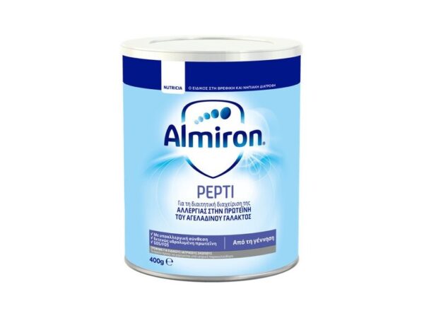 Nutricia Almiron Pepti Βρεφικό Γάλα Σκόνη 0m+ Χωρίς Ζάχαρη 400gr