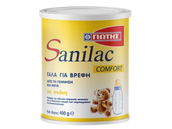 Γιώτης Sanilac Comfort Βρεφικό Γάλα Σκόνη 400gr