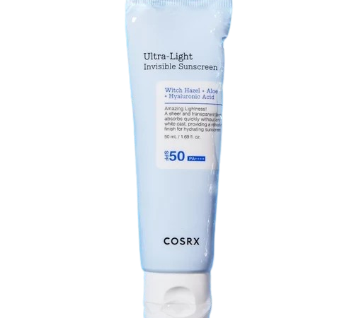Cosrx Ultra-Light Invisible Αντηλιακή Κρέμα Προσώπου SPF50+ 50ml