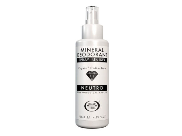 Brand Italia Neutro Φυσικό Αποσμητικό Spray Κρύσταλλος Χωρίς Αλουμίνιο 125ml