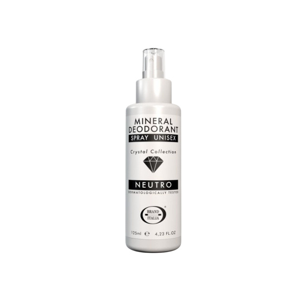 Brand Italia Neutro Φυσικό Αποσμητικό Spray Κρύσταλλος Χωρίς Αλουμίνιο 125ml