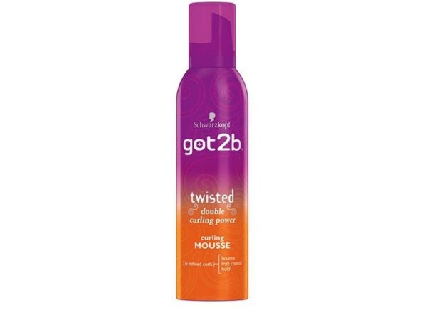 Schwarzkopf Got2B Twisted Curling Αφρός Μαλλιών για Μπούκλες Λάμψη 250ml