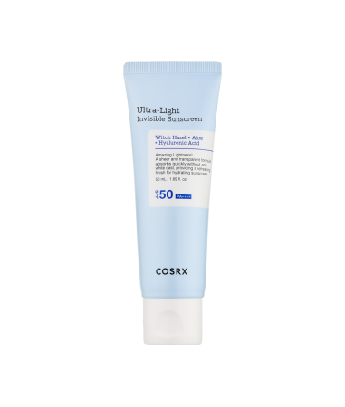 Cosrx Ultra-Light Invisible Αντηλιακή Κρέμα Προσώπου SPF50+ 50ml