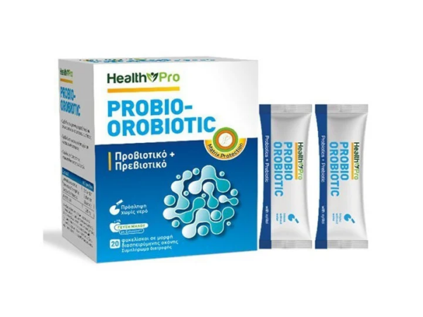 Health Pro Probio-Orobiotic Προβιοτικά & Πρεβιοτικά 20 Φακελάκια