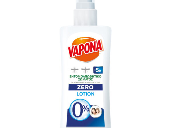 Vapona Zero Αντικουνουπική Lotion Σώματος Σε Σπρέυ 100 ml
