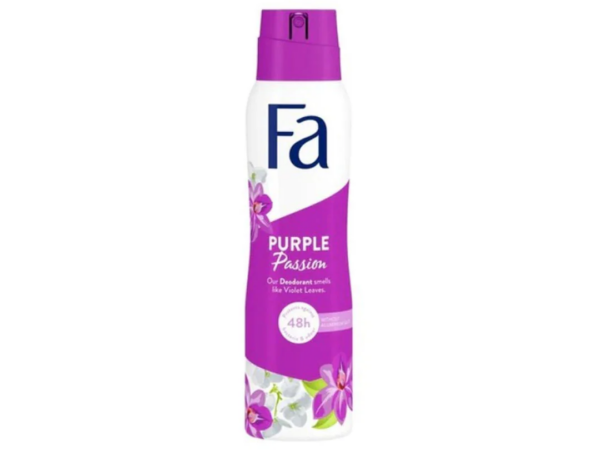 Fa Purple Passion Γυναικείο Αποσμητικό Spray 48h Χωρίς Αλουμίνιο 150ml