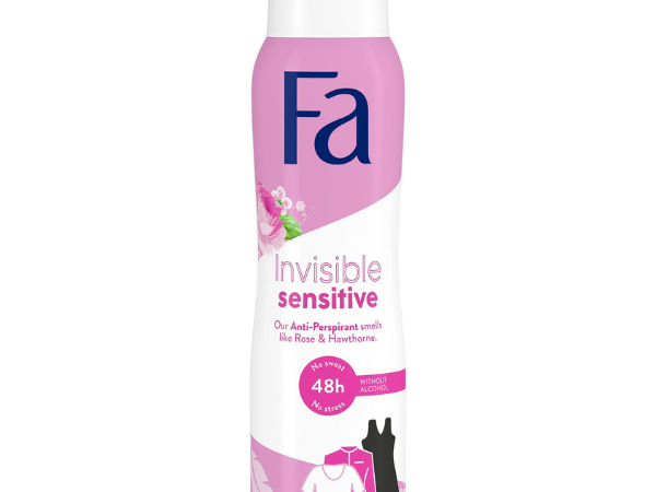 Fa Invisible Sensitive Αποσμητικό Spray 48h 150ml