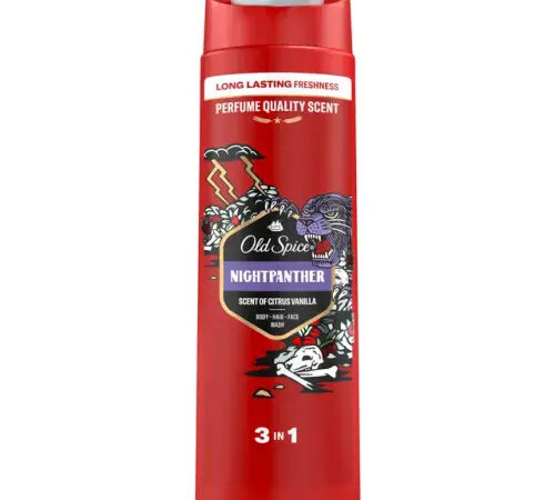 Old Spice Night Panther Σαμπουάν & Αφρόλουτρο για Επανόρθωση 400ml