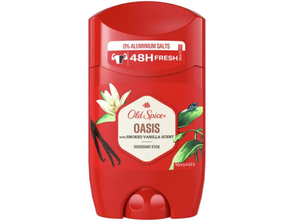 Old Spice Oasis Smoked Vanilla Ανδρικό Αποσμητικό Stick 48h Χωρίς Αλουμίνιο 50ml