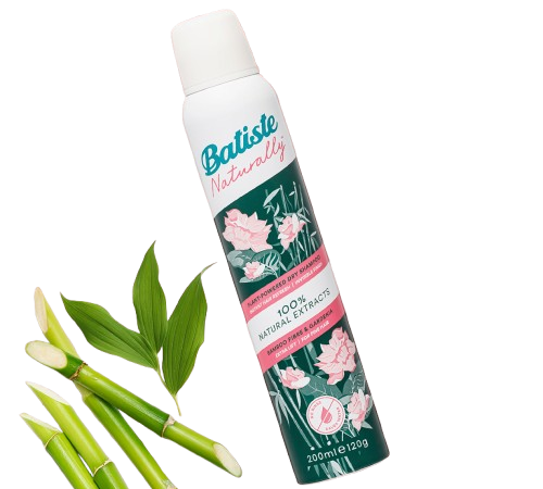 Batiste Naturally Bamboo Fibre & Gardenia Dry Shampoo 200ml