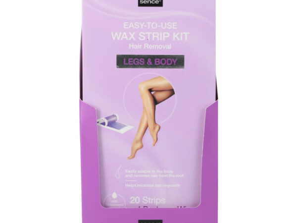 Sence Wax Strips Kit Hair removal Legs and Body 20 strips