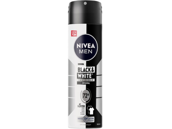 Nivea Men Deo Black & White Invisible Original Spray 48Η 150ml