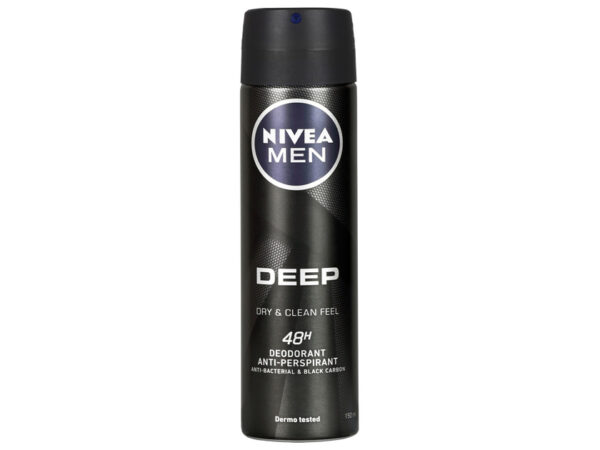 Nivea  Men Deep Dry & Clean Feel  Spray 48h 150ml