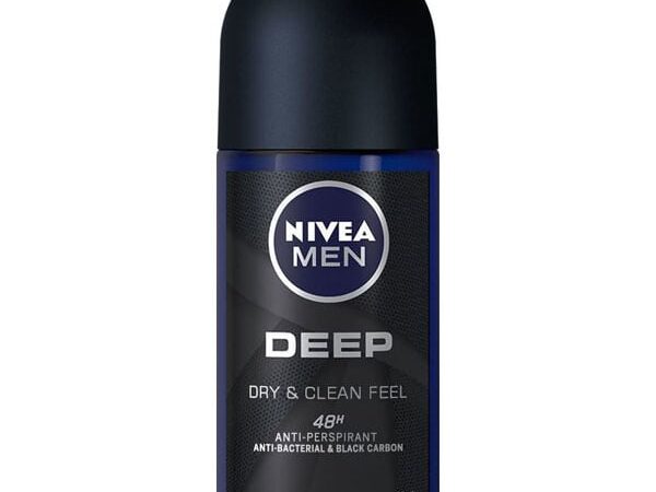Nivea Deep Black Carbon Beat Roll On Men  48h 50ml