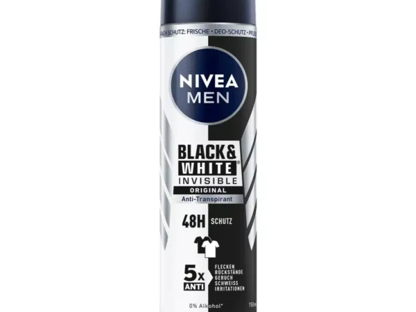 Nivea Men  Spray Invisible Original Black & White  150ml