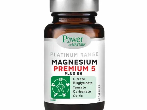 Power Health Platinum Range Magnesium Premium 5 60 Κάψουλες