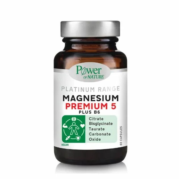 Power Health Platinum Range Magnesium Premium 5 60 Κάψουλες