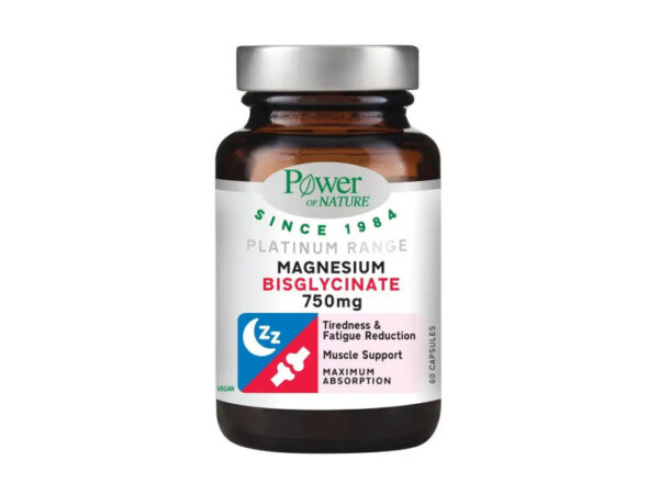 Power Health Magnesium Bisglycinate 750mg 60 Κάψουλες