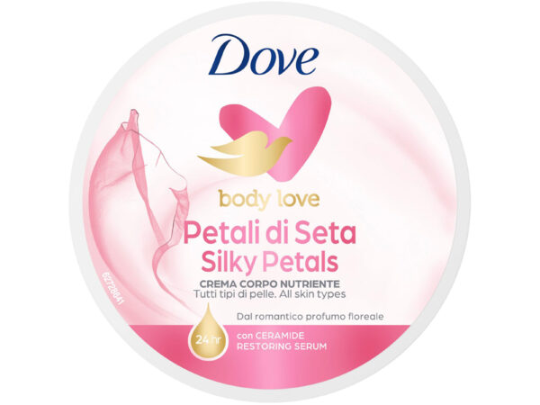 Dove Body Love Silky Petals Ενυδατική Κρέμα Σώματος 300ml