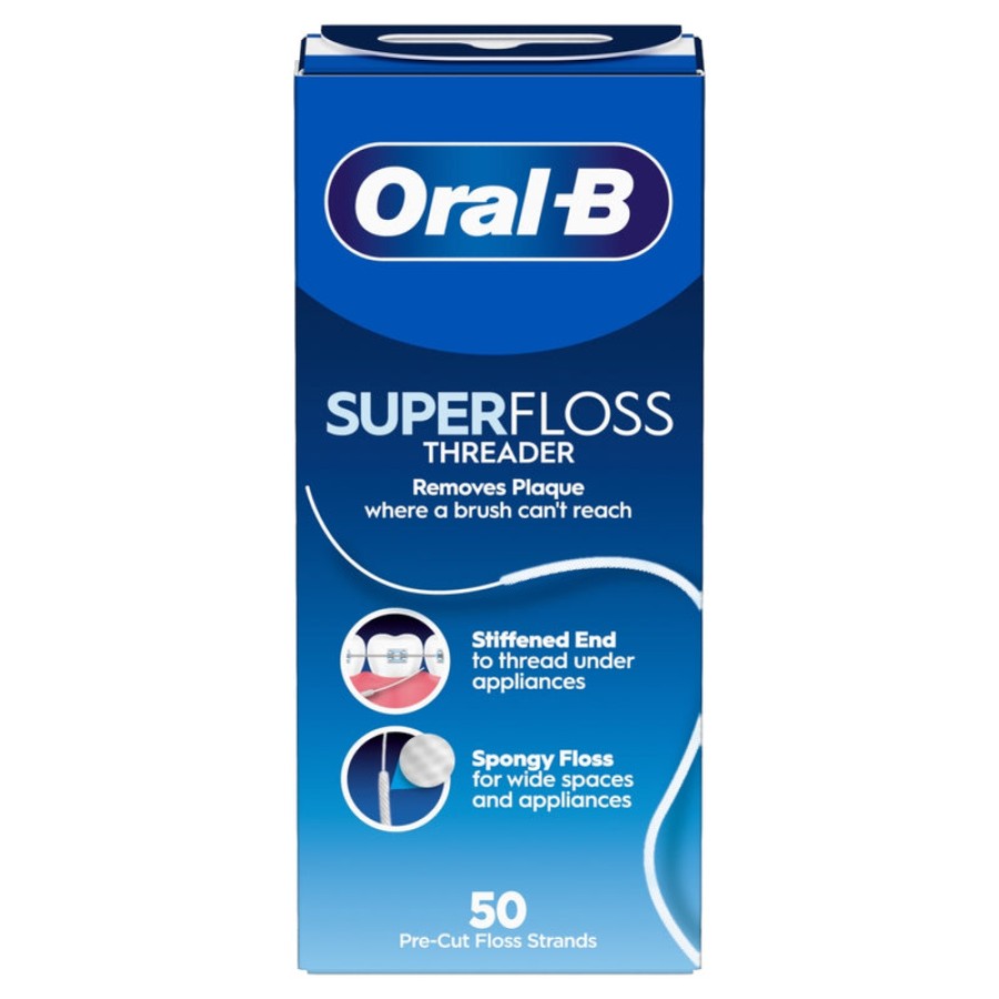 Oral-B Super Floss Οδοντικό Νήμα 50τμχ