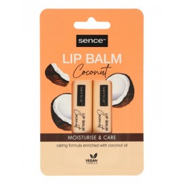 Sence Lip Balm Coconut 2x4 3g Stick Balm Cream Protection
